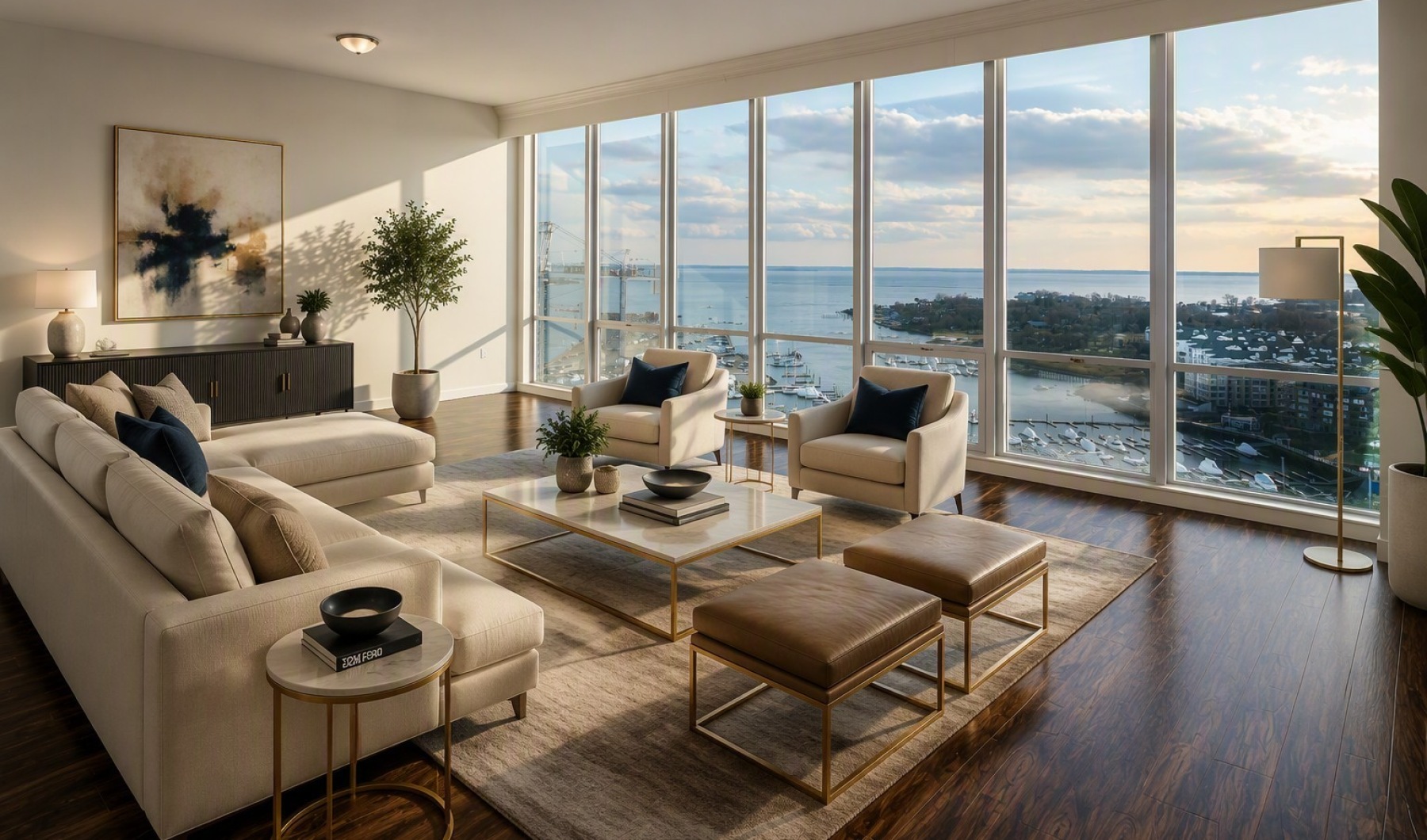 grand view of an apartment at beacon harbor point in stamford connecticut