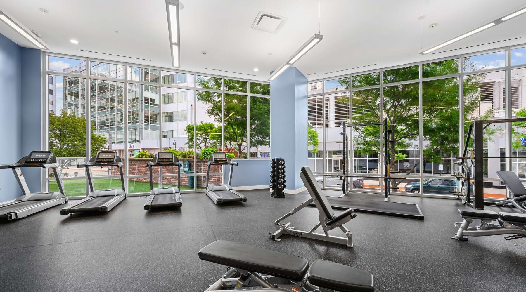 fitness center at beacon harbor point